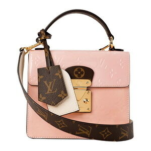 Louis Vuitton Monogram Vernis Patent Spring Street Handbag Pink